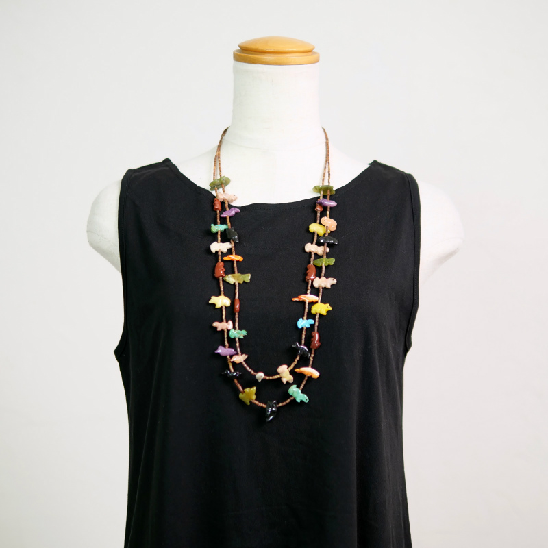 ナバホ族 フェティッシュ2連ネックレス｜マライカ公式通販