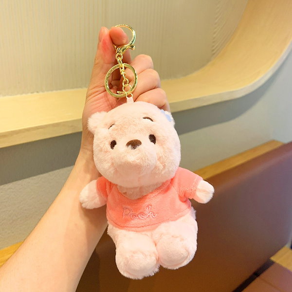 Qoo10] くまのプーさんキーホルダーぬいぐるみ人形