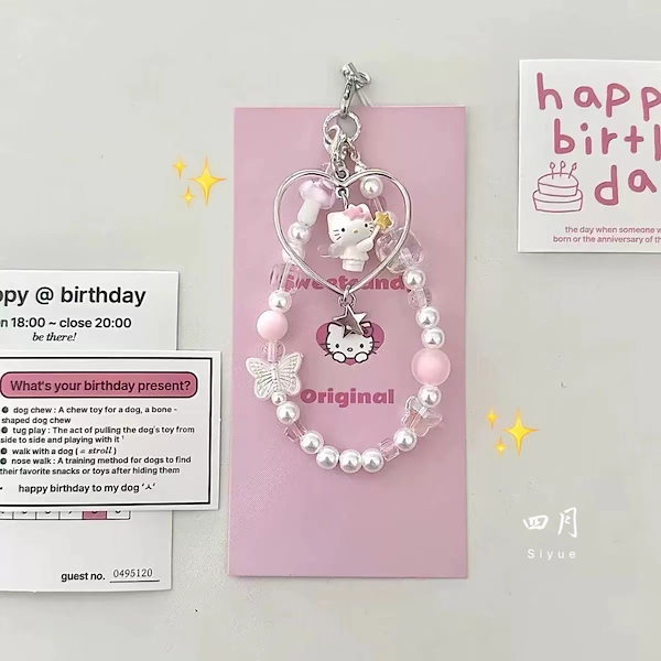 Qoo10] スマートフォン ストラップ キティちゃん