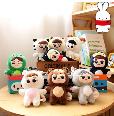 Qoo10] かわいい新品 品質保証！EXO動物 人形 : KPOP