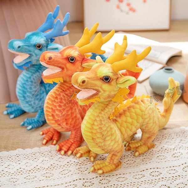 Qoo10] ぬいぐるみ ドラゴン 龍 癒し系 竜 抱