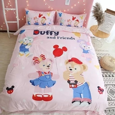 Qoo10] セーラー ダッフィーグッズ布団カバーSailor : 寝具・ベッド