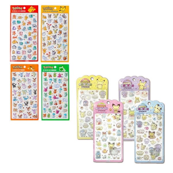 Qoo10] 韓国限定 ポケモン シール ボンボンドロ