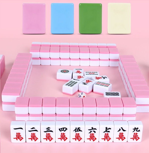 Qoo10] 4色Mini麻雀桜見ながら手軽に遊べる!