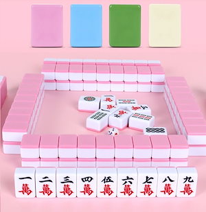 Qoo10] 4色Mini麻雀桜見ながら手軽に遊べる!