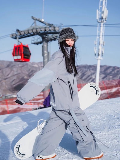 Qoo10] スノーボードウェア 上下セット レディー : アウトドア