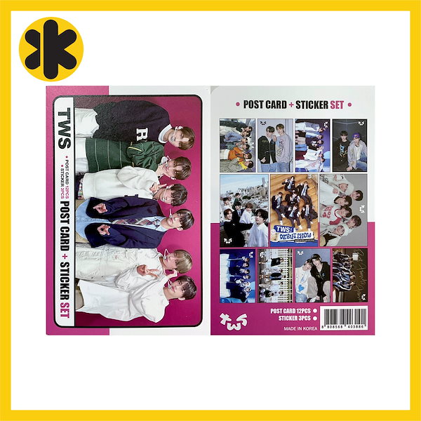 Qoo10] TWS ポストカード&ステッカーセット
