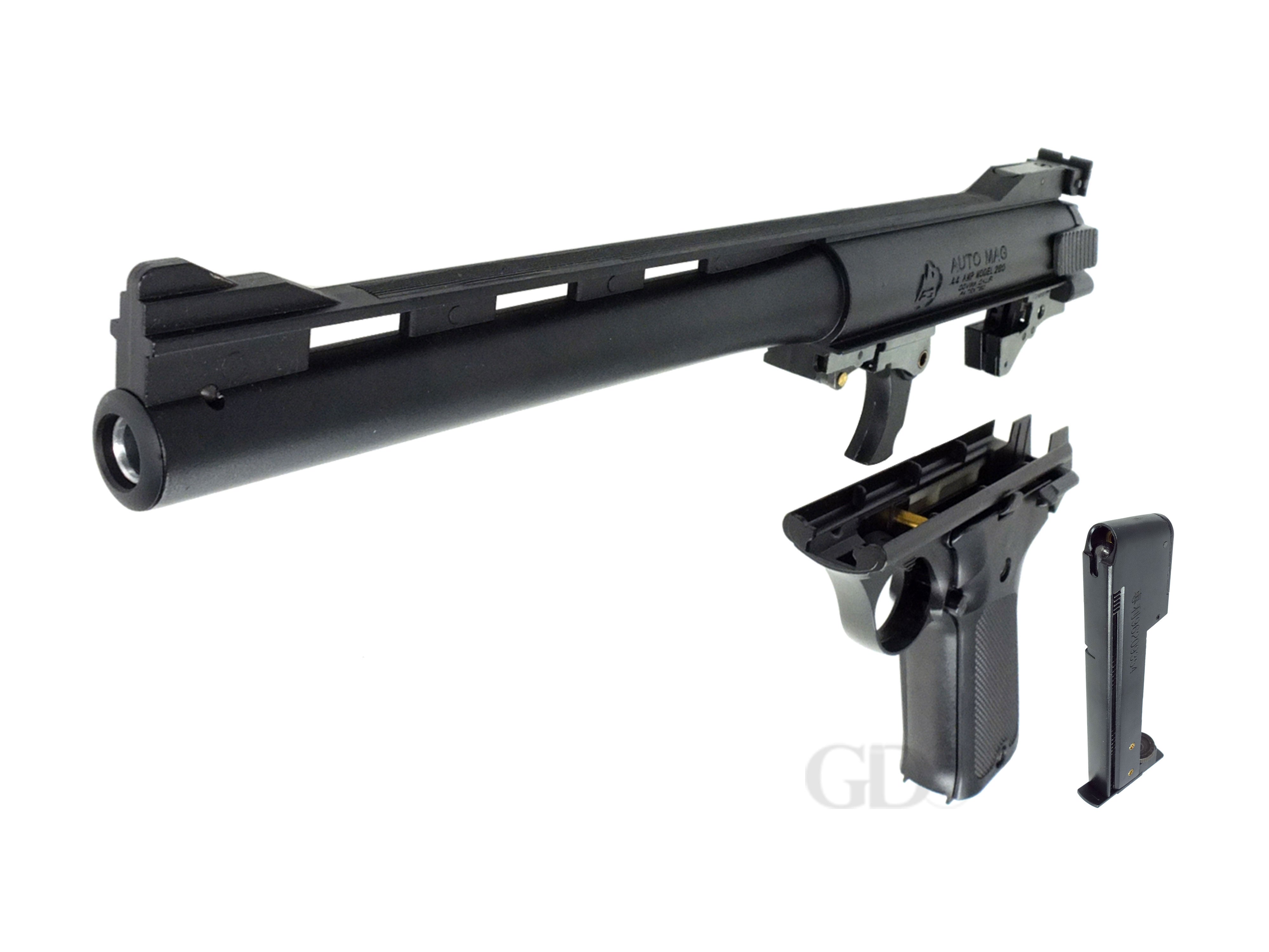 FS 華山 44オートマグ クリント1 固定スライド CO2ガスハンドガン