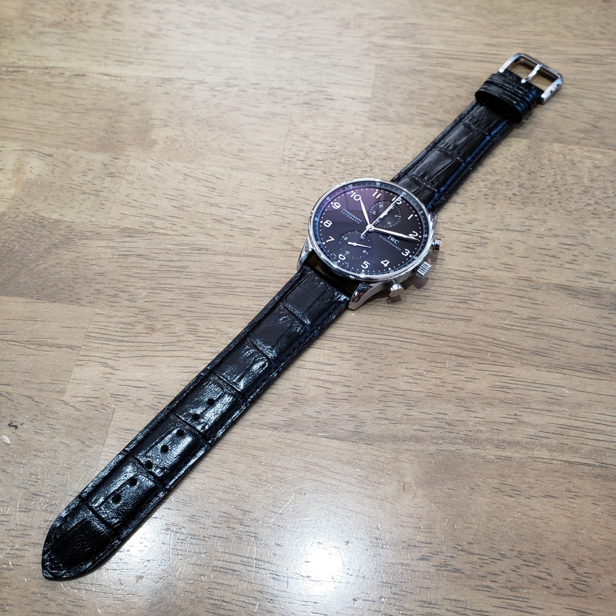 IWC ポルトギーゼクロノグラフ 黒文字盤 IW371438 中古品 - GenTle