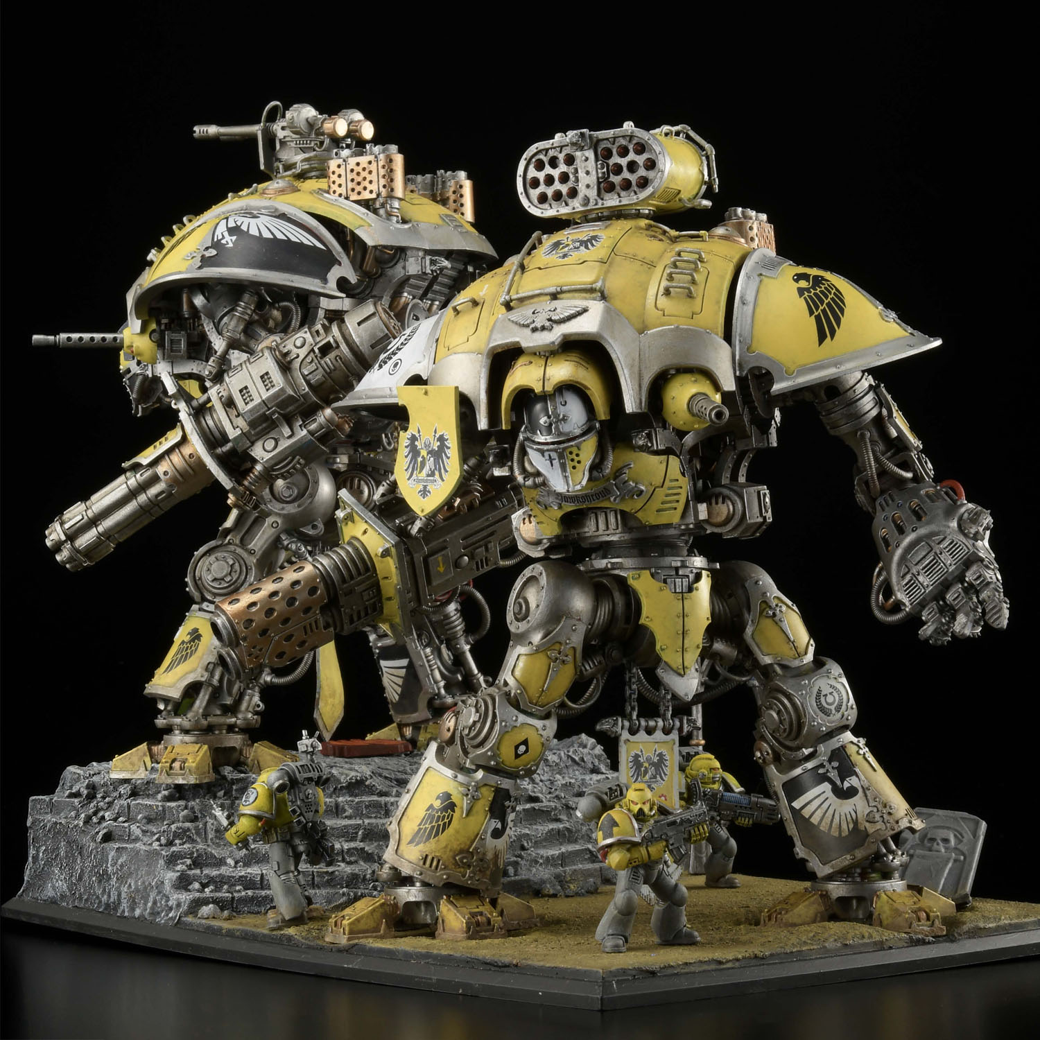 美しすぎるウォーハンマーのミニチュア模型〜磁石を仕込んで装備の換装