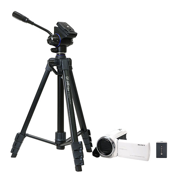 ソニー ビデオカメラ HDR-CX680 ホワイト 予備バッテリーセット