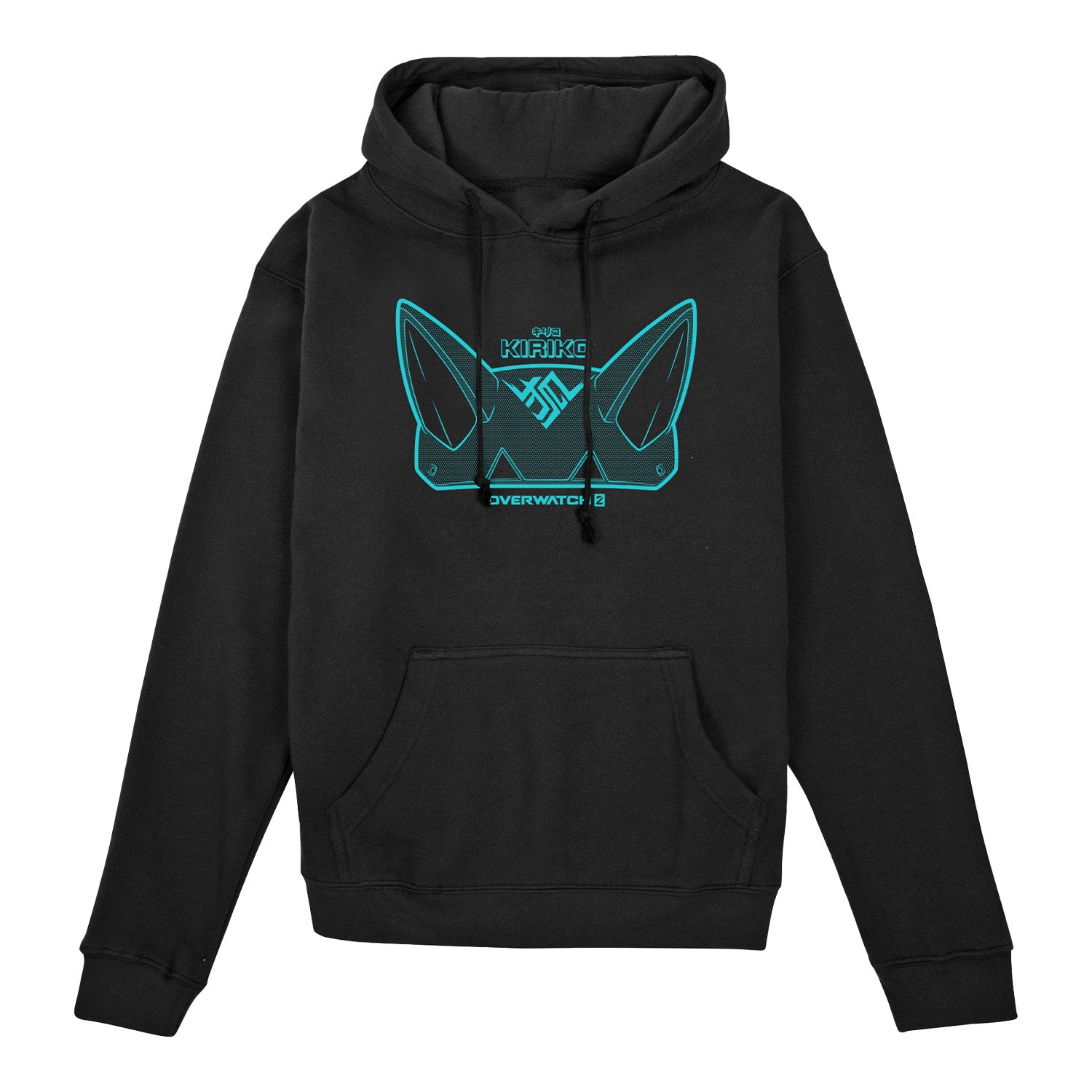 Overwatch 2 Kiriko Fox Ears Black Pullover Hoodie – Blizzard Gear