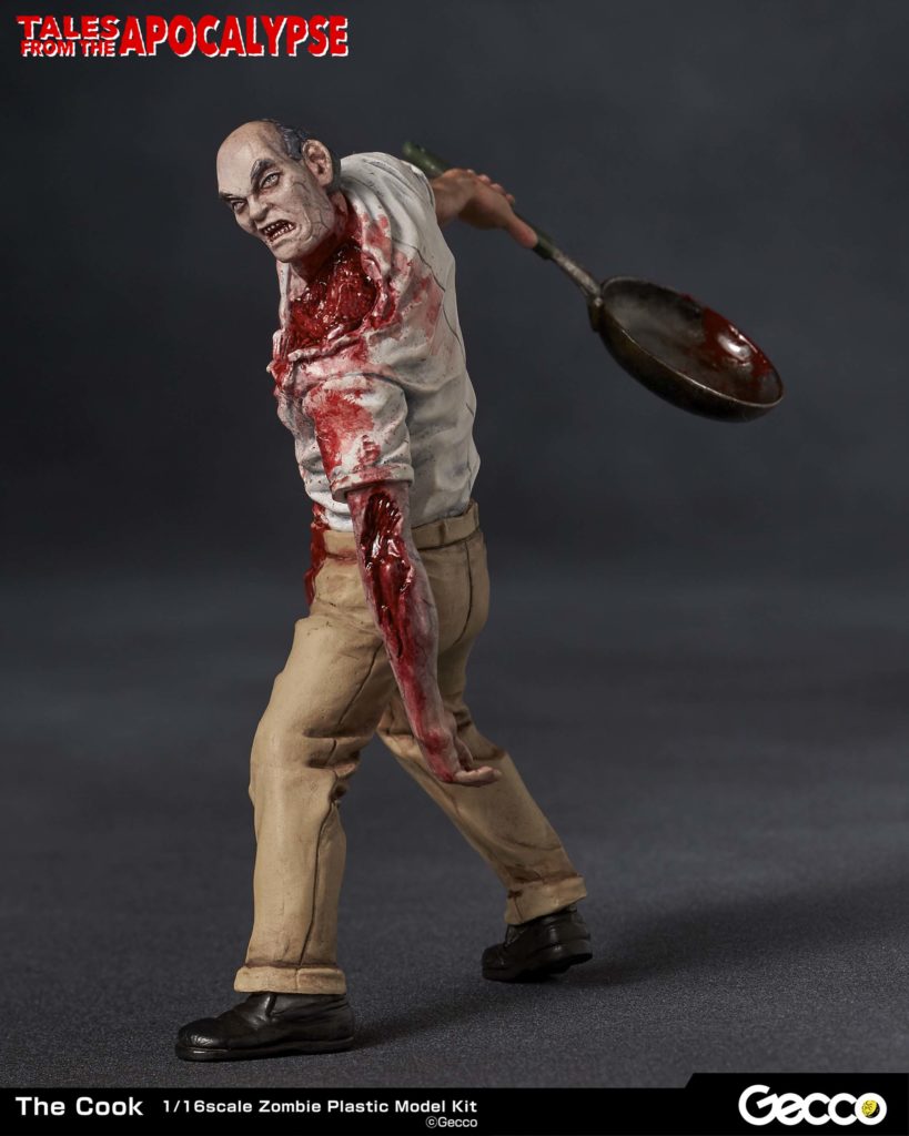 Day 1, 1:27 pm at diner The Cook 1/16scale Zombie Plastic Model