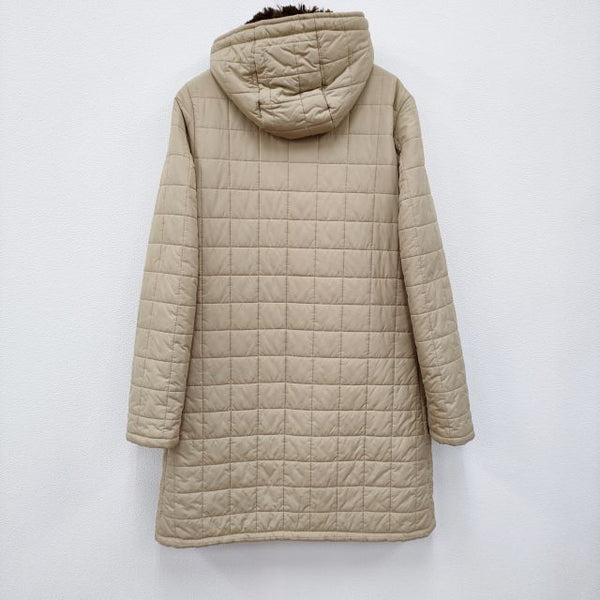 Mackintosh 裏ボア キルティングコート サイズ36 べージュ レディース