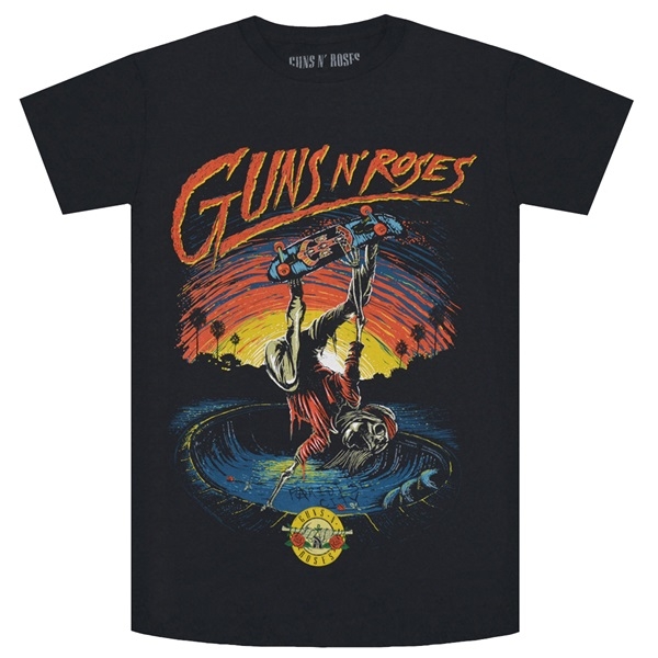 GUNS N' ROSES Skate Nodate Tシャツ | GEEKHEAD