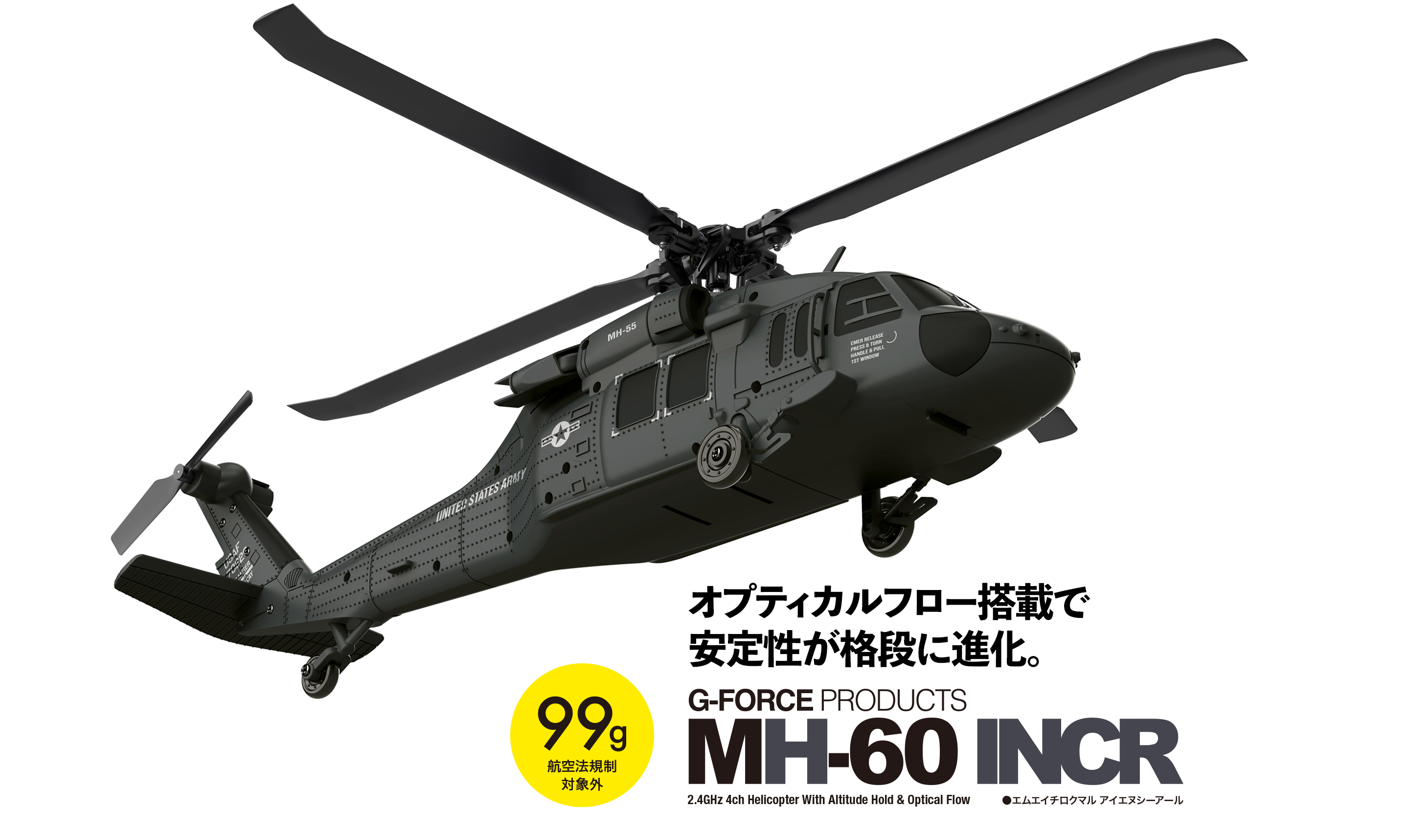 MH-60 INCR RTFセット [GB500] - スーパーラジコン