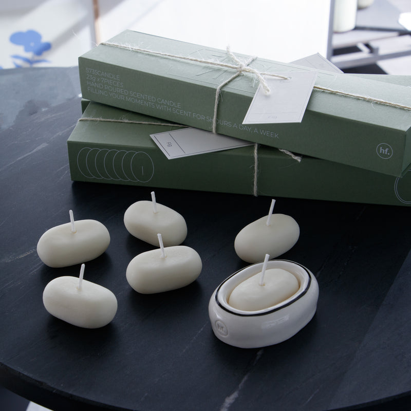 HF 5735 Candle & Holder Set Morning Grass – GENERAL FURNISHINGS & CO.