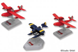 紅の豚』グッズから、ポルコとカーチスの愛機がデスクトップモデルで