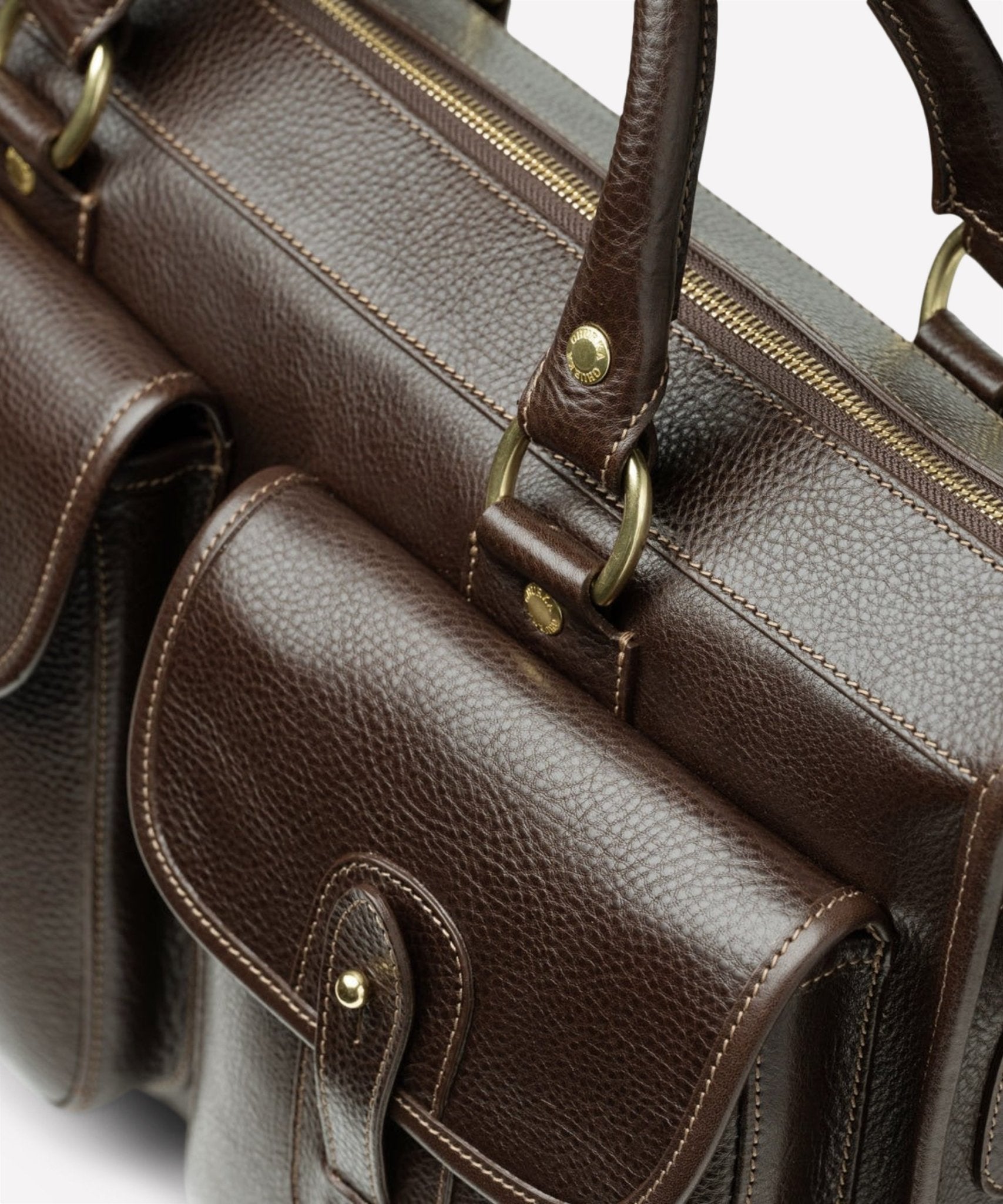 Examiner No. 5 | Vintage Walnut Leather Briefcase | Iconic Ghurka