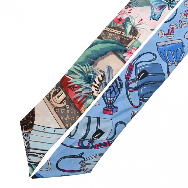 ルイヴィトン シュシュ ビーマインドフル リボン ブルー/グリーン