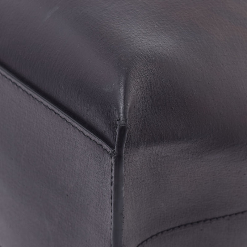 サンローランパンチングデザイン 黒 ユニセックス トートバッグ SAINT