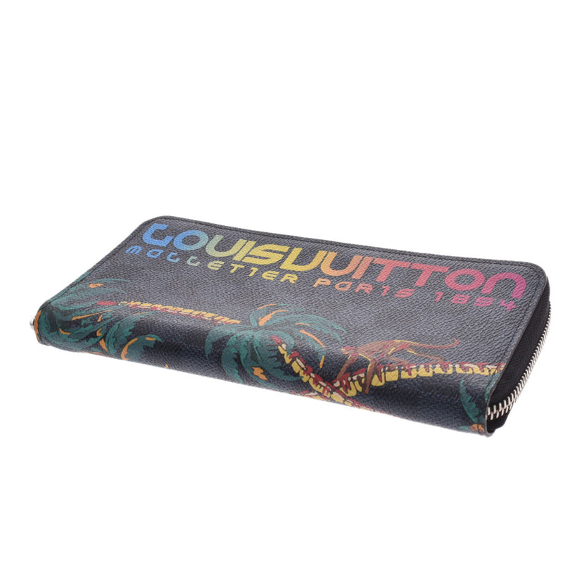 ルイヴィトンコバルト ジッピーヴェルティカル 14137 青/マルチカラー