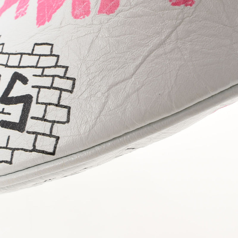 バレンシアガグラフィティ スベニアベルトバッグ 白 ユニセックス