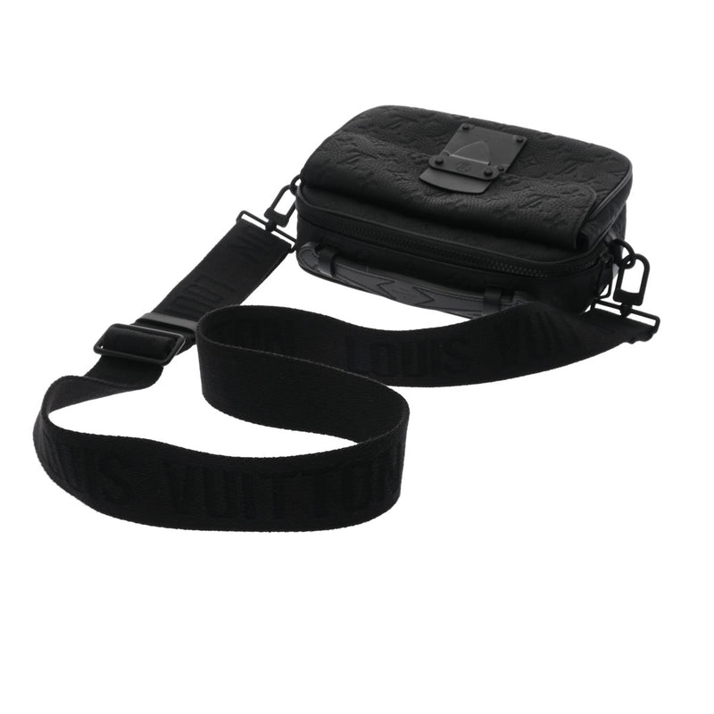 ルイヴィトンSロック メッセンジャー 黒 メンズ トリヨンレザー