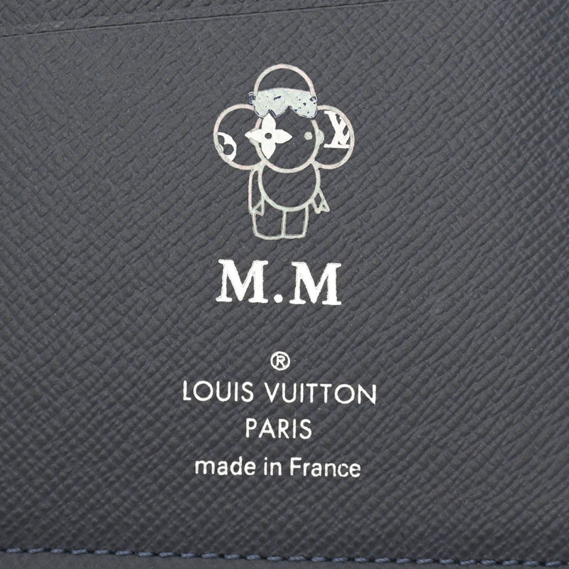 ルイヴィトンポルトフォイユブラザ 14136 ネイビー メンズ タイガ 長