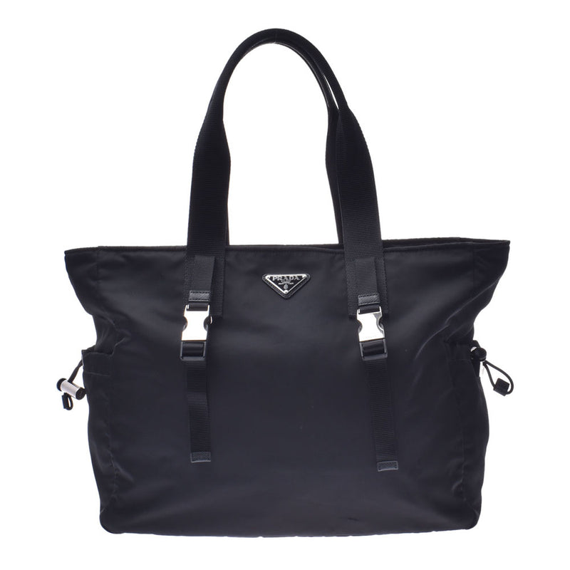 プラダテスート モンターニャ 黒 メンズ トートバッグ PRADA 中古