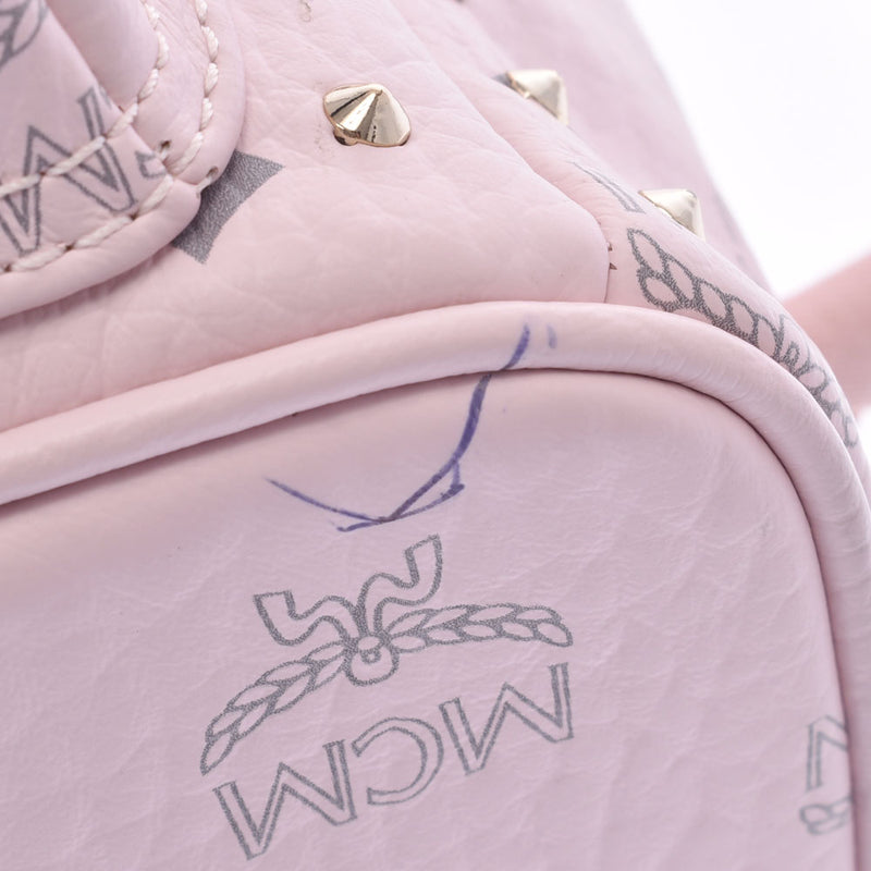 エムシーエムヴィセトス バックパックミニ スタッズ ピンク レディース