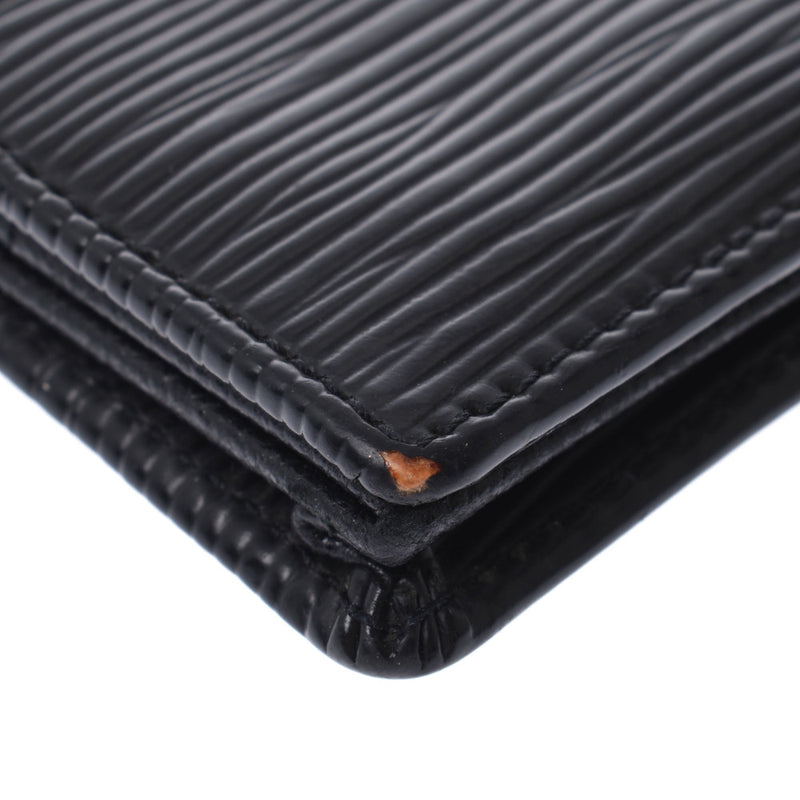 ルイヴィトンポルトモネ ボワット 14127 ノワール メンズ エピレザー