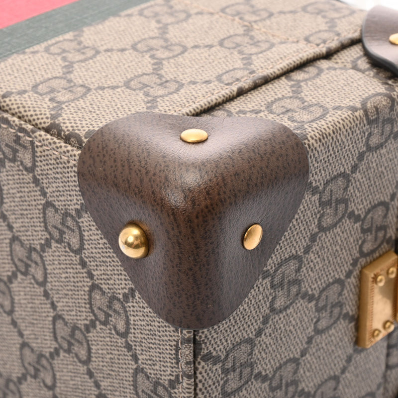 グッチサヴォイ ジュエリーケース ベージュ/エボニー ゴールド金具