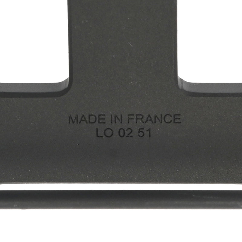 エルメスHベルト サイズ80 リバーシブル 黒/ゴールド ブラック金具 U