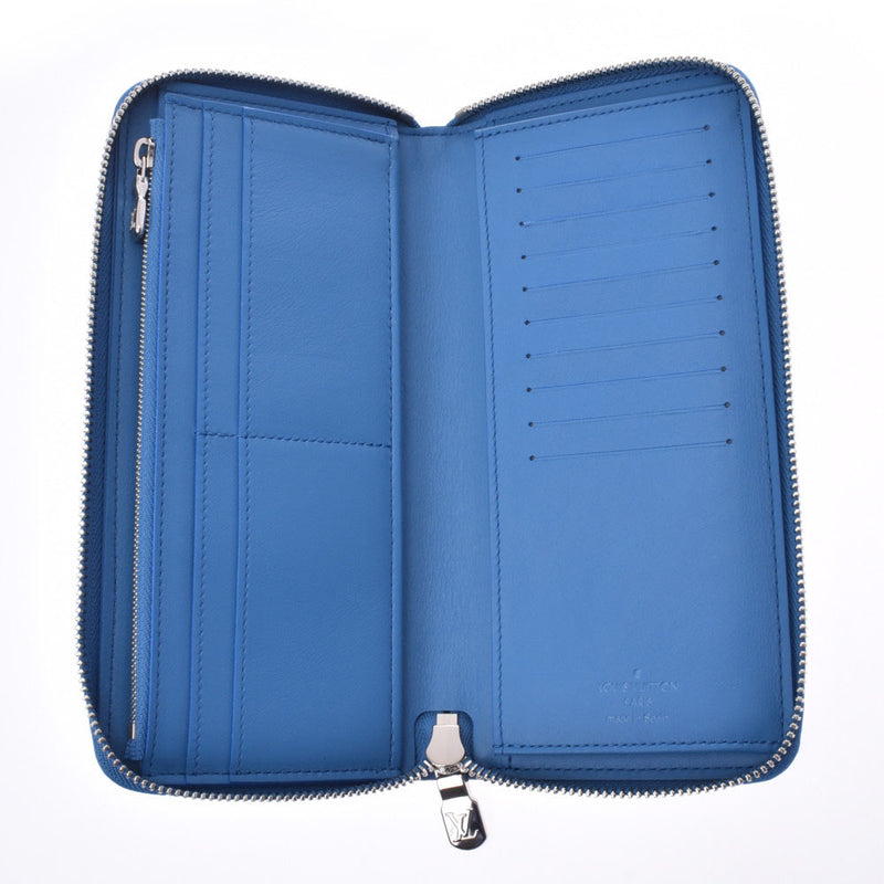 ルイヴィトンジッピーウォレット ヴェルティカル ブルー ユニセックス