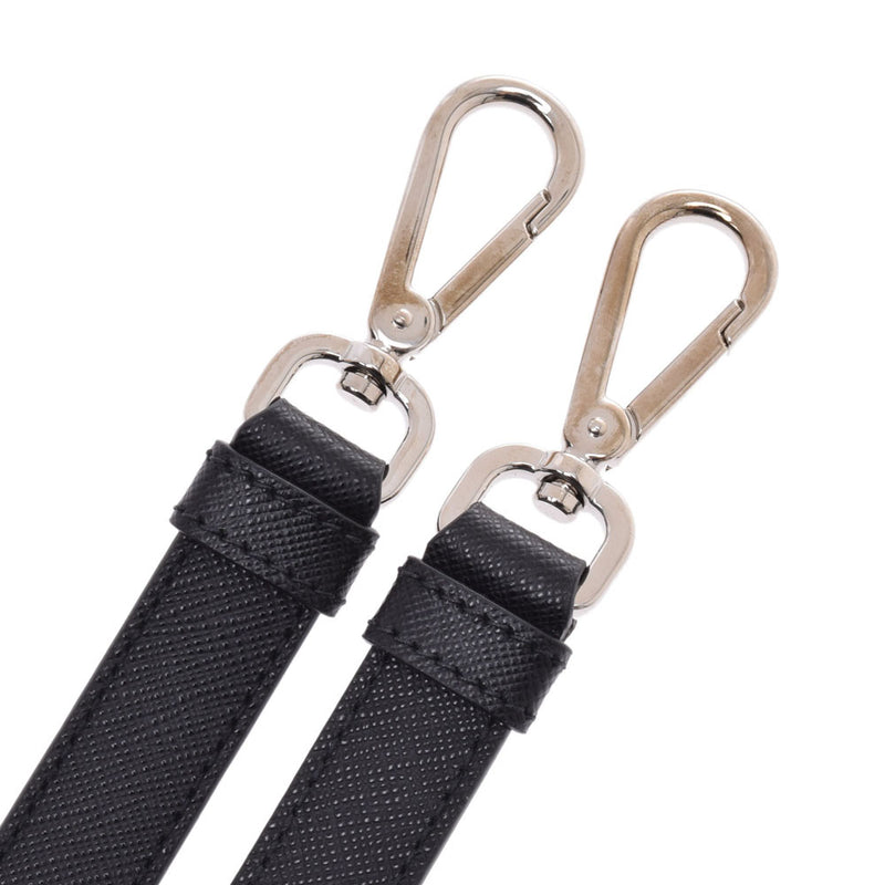 プラダ 黒×シルバー金具 ショルダーストラップ PRADA 中古 – 銀蔵