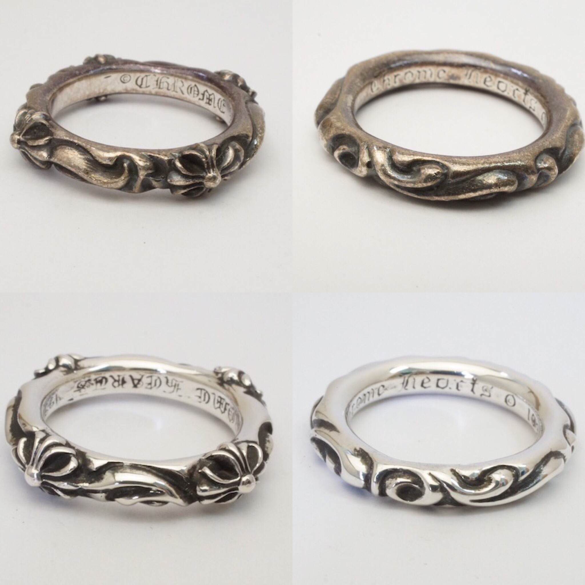 クロムハーツサイズ直し スクロールバンドリング＆SBTバンドリング