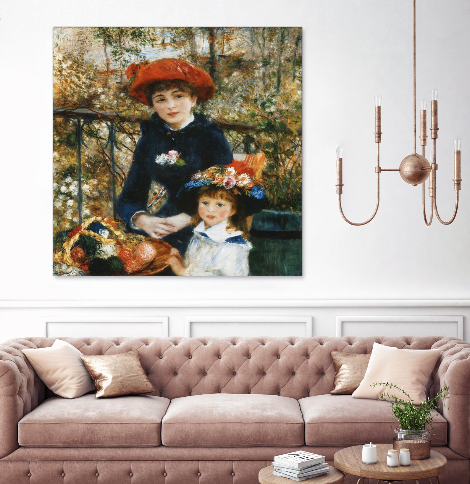 À la terrasse - Art Print by Auguste Renoir | GIANT ART