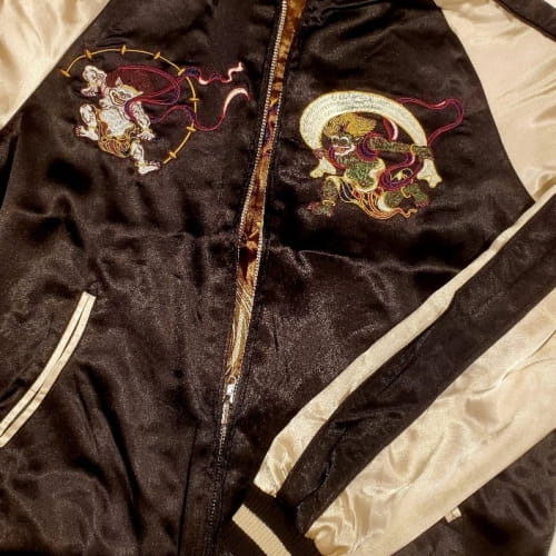 YOKOSUKA風神雷神リバーシブルスカジャン | 神奈川みやげっと - 神奈川