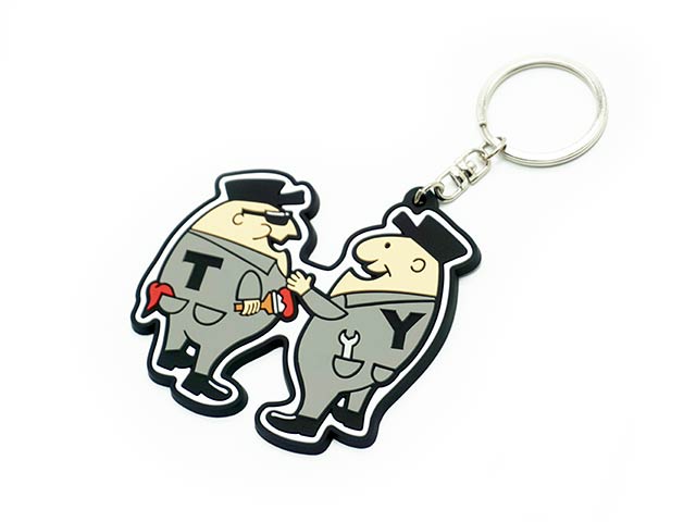 SIRANO BROS/シラノブロス】「Big Rubber Key Holder”Mr.T＆Mr.Y