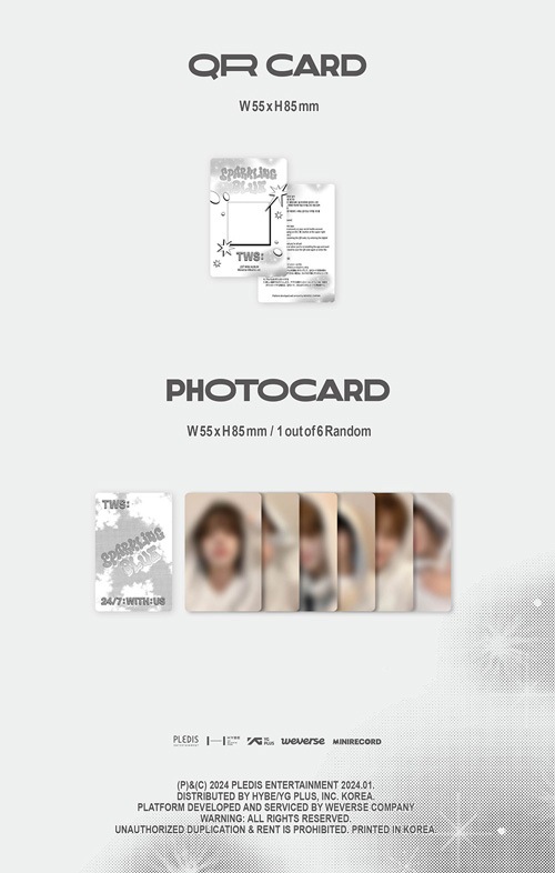 韓国音楽 TWS (トゥアス) - 1stミニアルバム 「Sparkling Blue