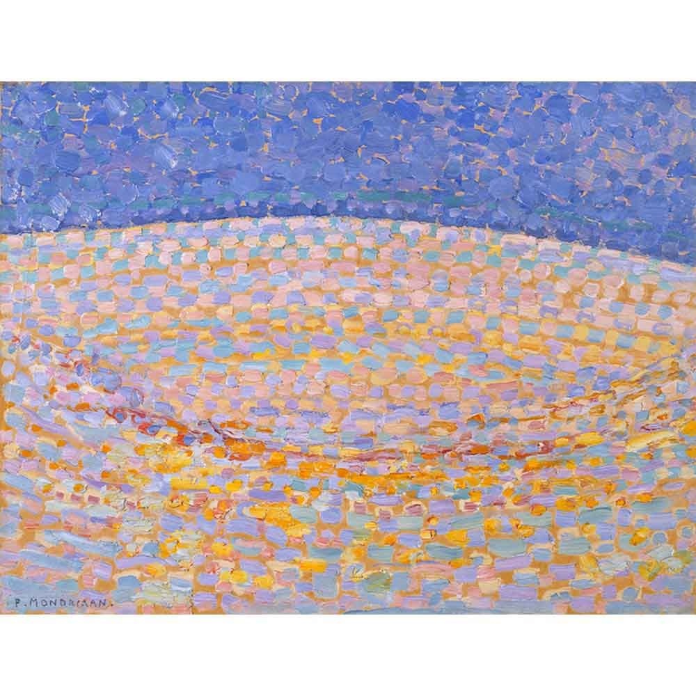砂丘 【20号】 ピート・モンドリアン 【 額縁が選べる 額入り 複製画