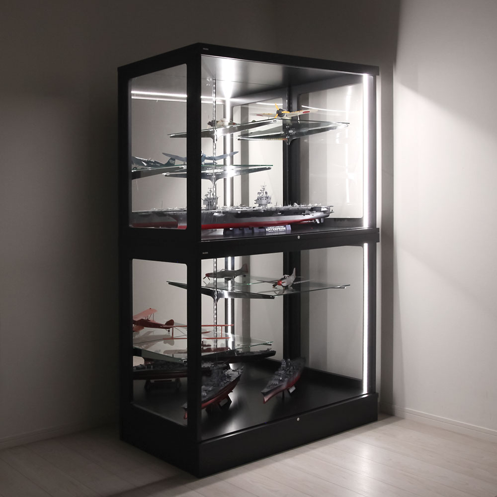 JAJAN コレクションラック 大容量 専用オプション 背面ミラー