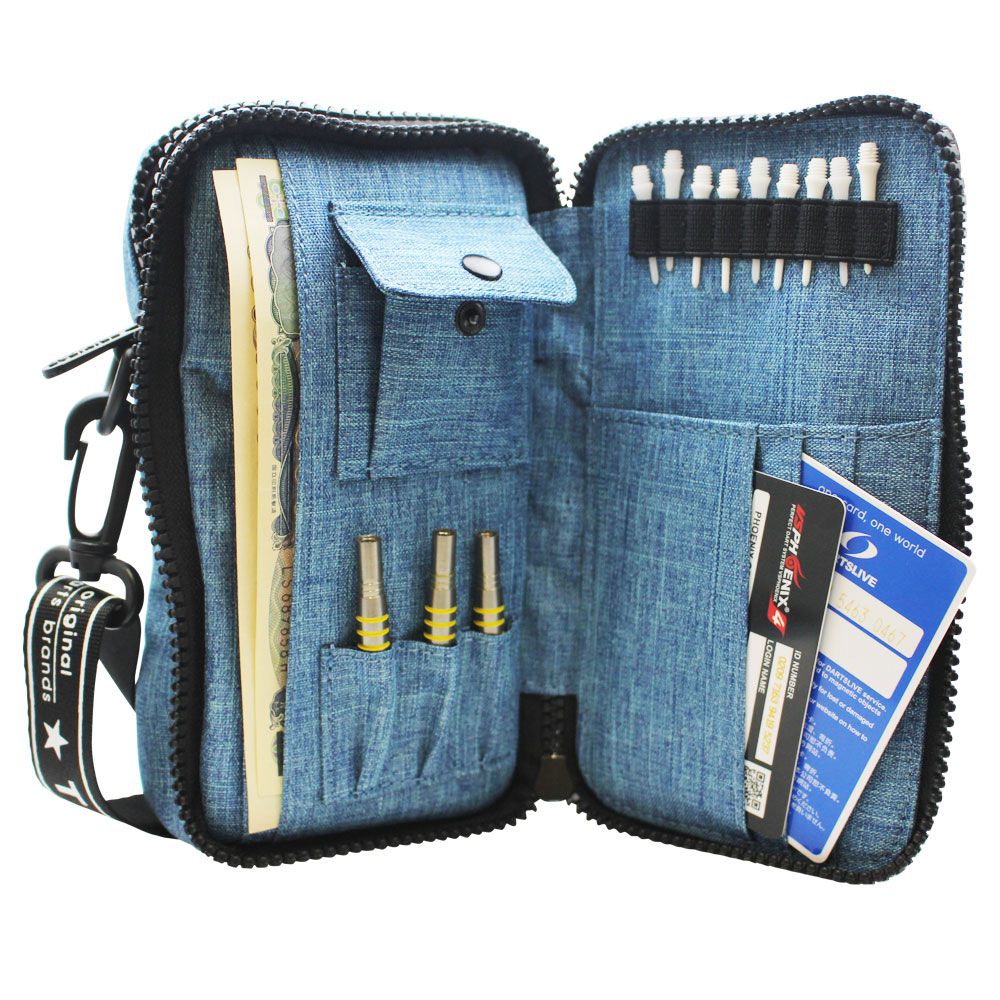 TRiNiDAD】Darts Case RIDGE ブルー トリニダード ダーツケース リッジ