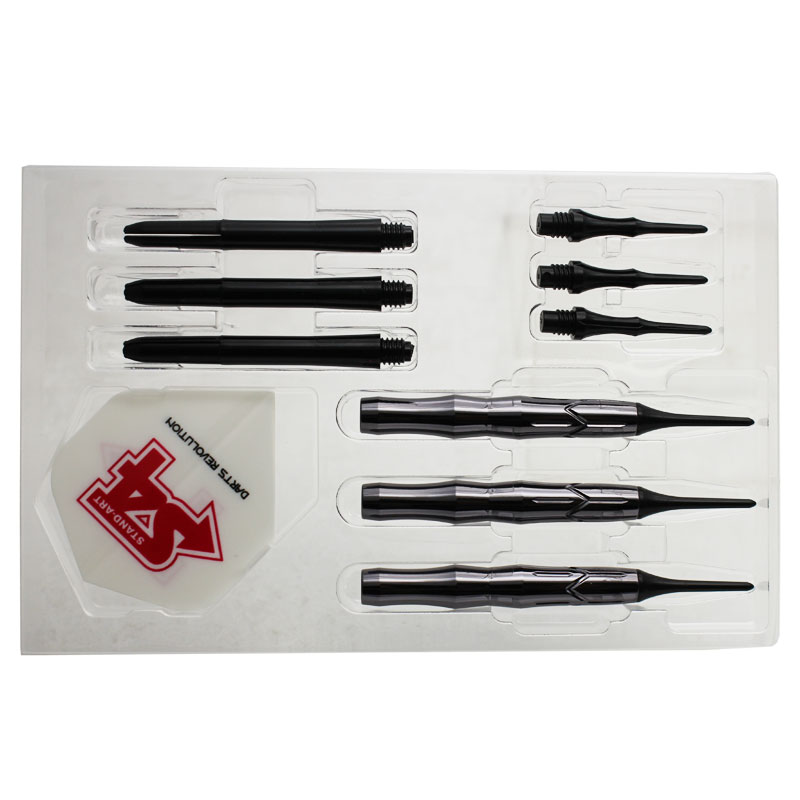 エスフォー ダーツ 黒真打 ニライカナイ3 ノーグルーブ S4 darts 黒