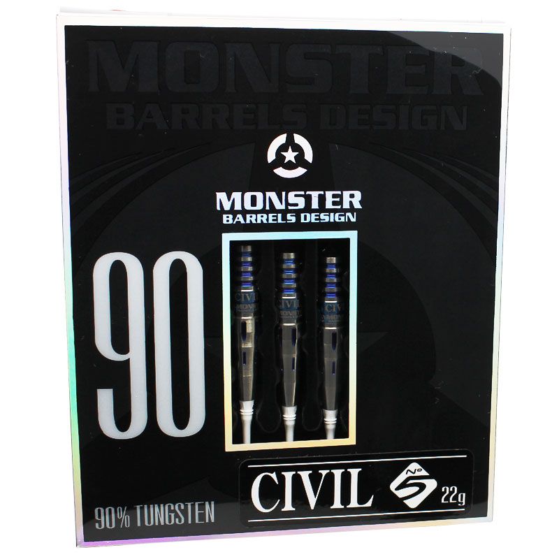 Monster】CIVIL No.5 ソフトダーツ タングステン バレル シビル 鈴木徹
