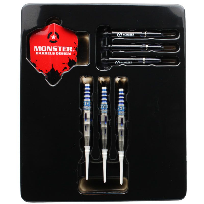 Monster】CIVIL No.5 ソフトダーツ タングステン バレル シビル 鈴木徹