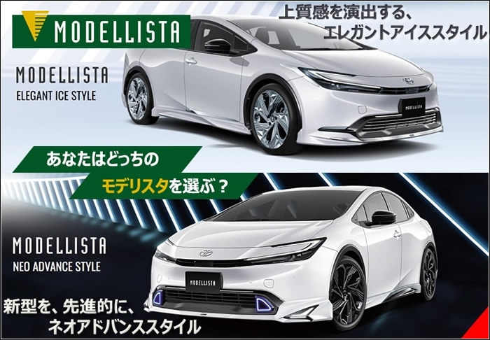 プリウス60系専用 フロントスポイラー モデリスタ(ELEGANT ICE STYLE