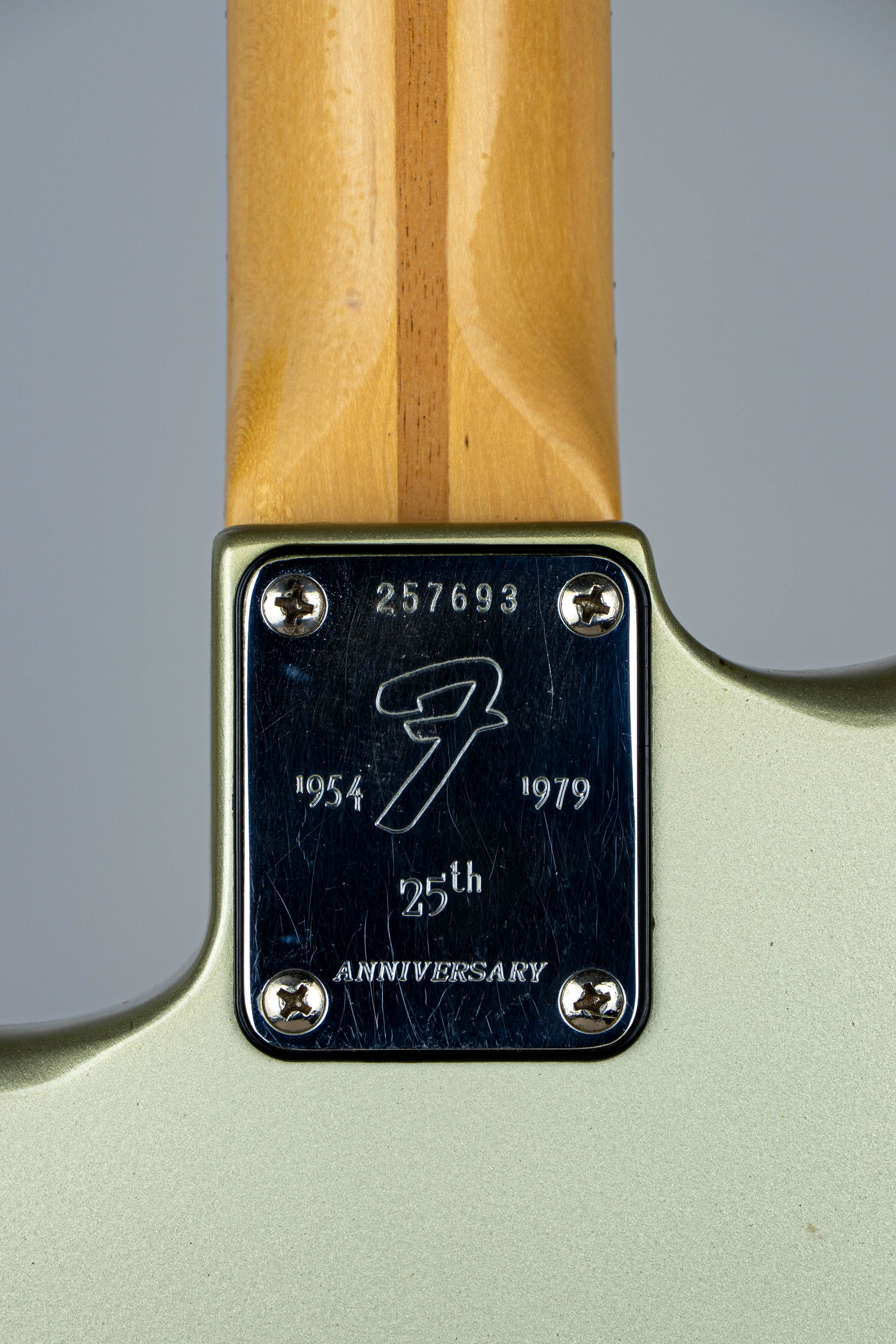 Fender 25th Anniversary Stratocaster 1979 Silver Metallic – Gilded