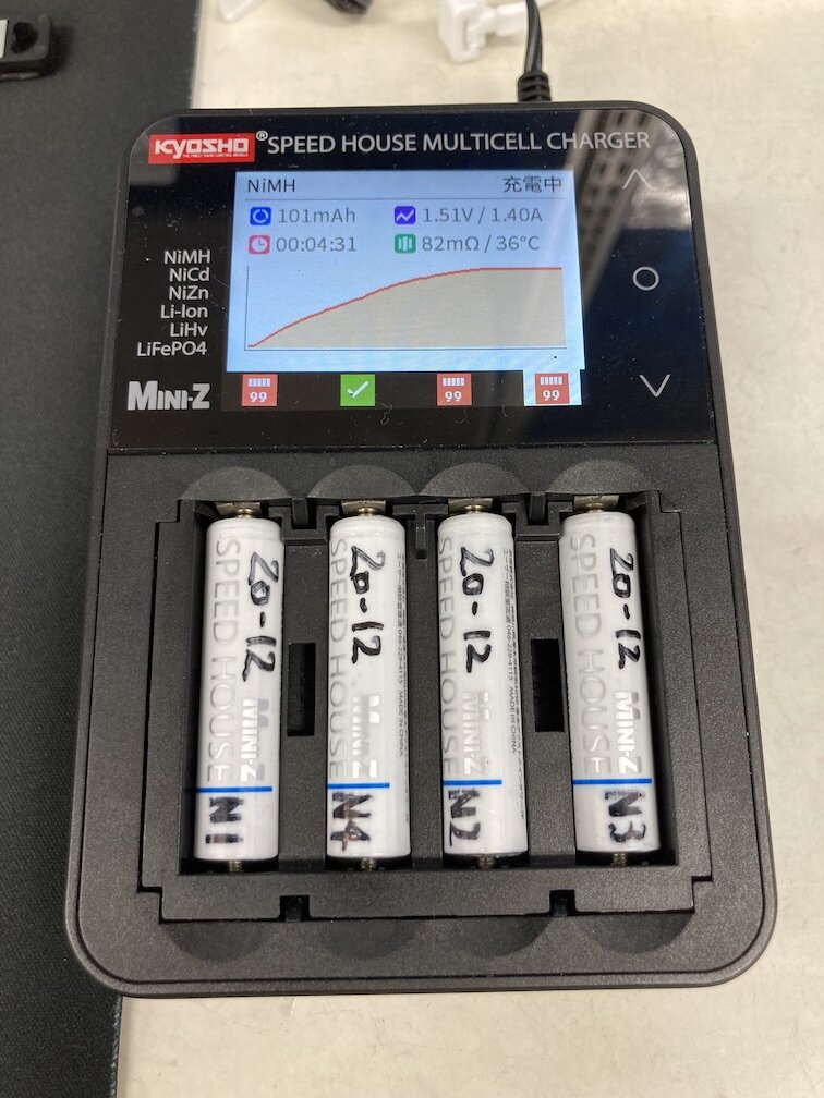 MINI-Z(ミニッツ)走行日誌 追い充電をもうちょっと強力にした